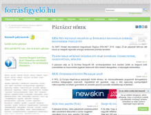 Tablet Screenshot of forrasfigyelo.hu